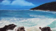 Coolum Beach Oil Painting