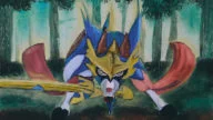 Zacian Oil Painting Pokemon